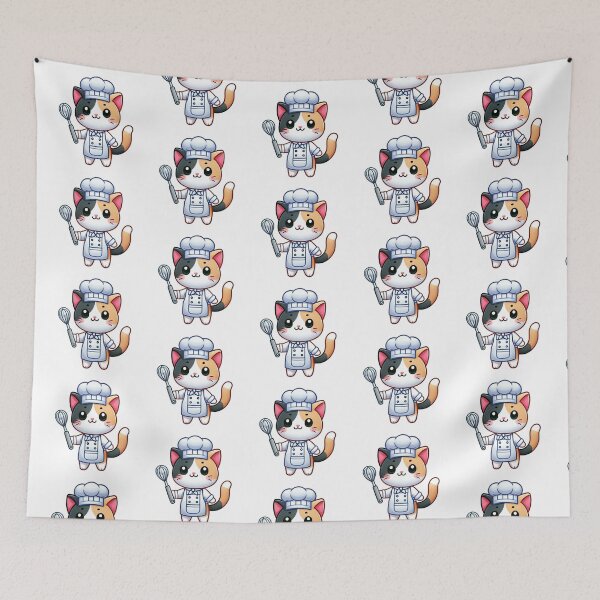 Item preview, Purrfect Chef Adorable Baking Cat designed and sold by NineNIGHT404.