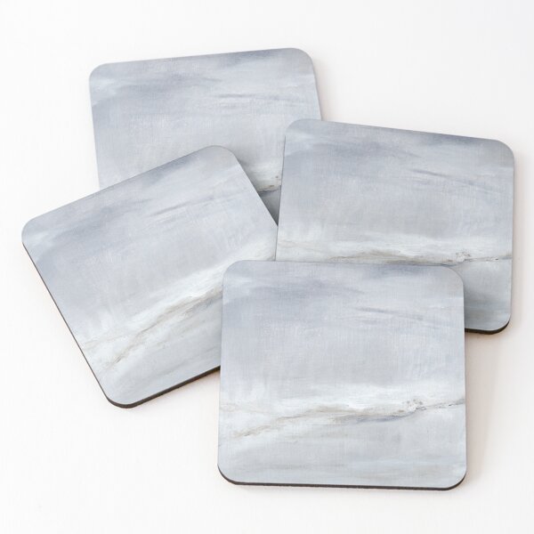 Item preview, Intrigue - Gray Neutral Soft Muted Abstract Painting Art designed and sold by nlsdesignllc.