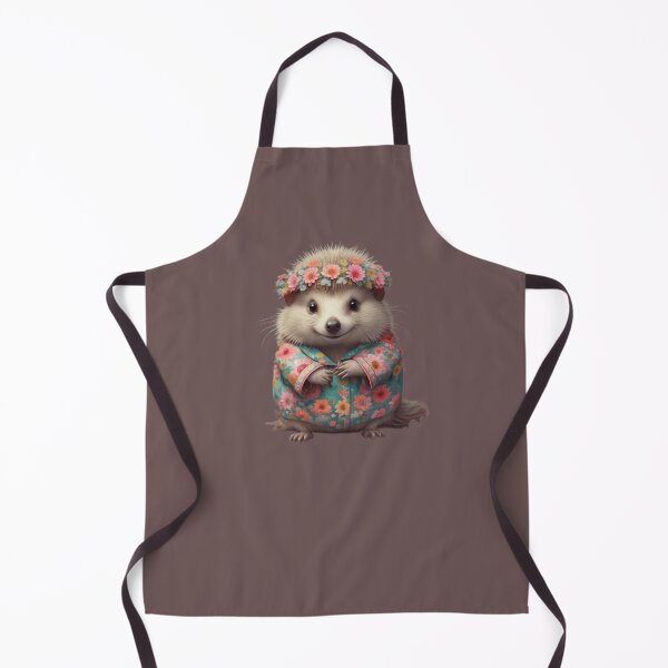 Item preview, Flowery hedgehog designed and sold by GasconyPassion.