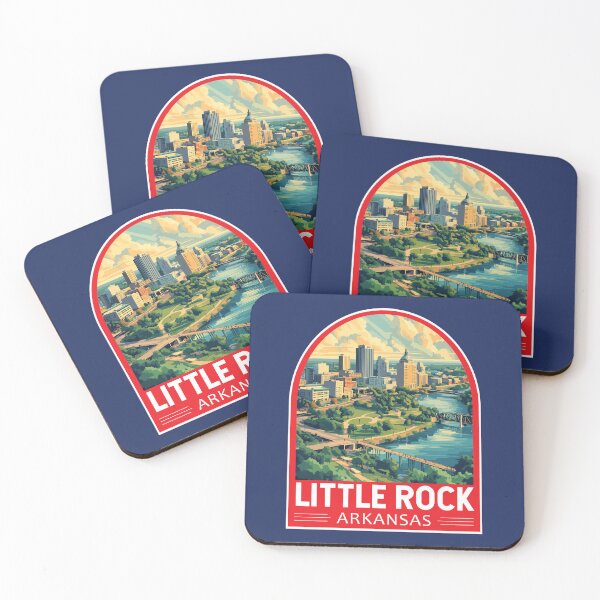 Item preview, Little Rock Arkansas Travel Art Emblem designed and sold by KrisSidDesigns.