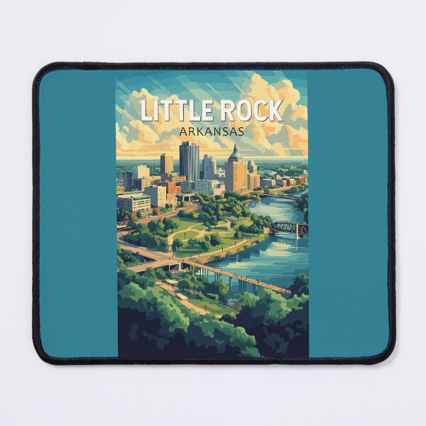 Item preview, Little Rock Arkansas Travel Art Vintage designed and sold by KrisSidDesigns.