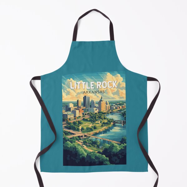 Item preview, Little Rock Arkansas Travel Art Vintage designed and sold by KrisSidDesigns.
