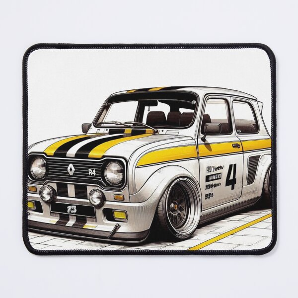 Item preview, Manga Style French R4 with Wide-body Kit and Racing Stripes designed and sold by 73corners.