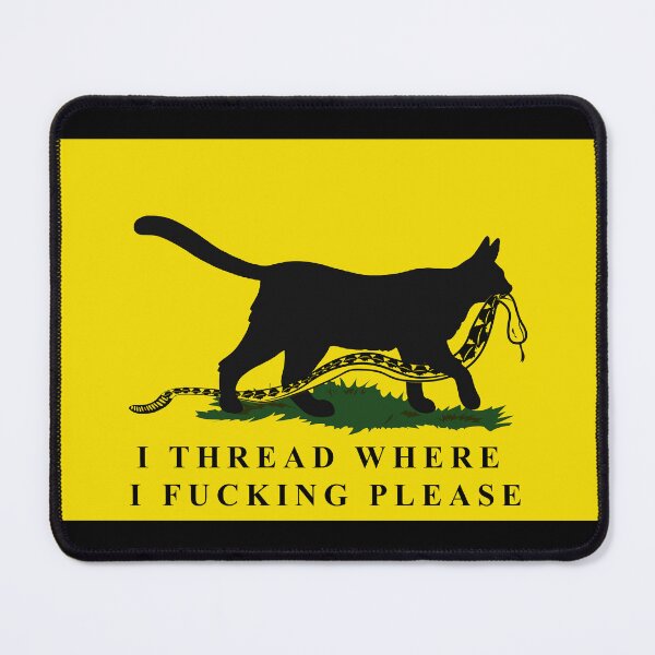 Item preview, I thread where I fucking please designed and sold by remerasnerdas.