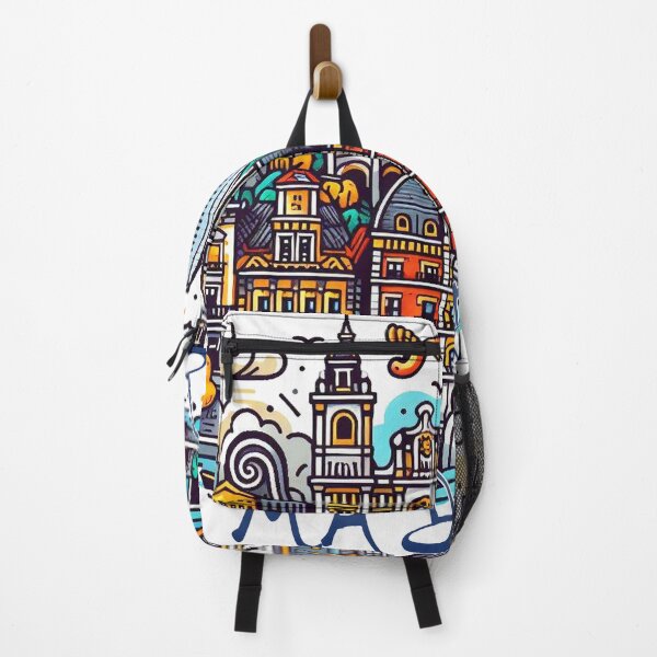 Item preview, Madrid Doodle Art: Whimsical Doodle Art of Madrid – A Creative Journey designed and sold by Arte Cartoon From TagTeam Group.