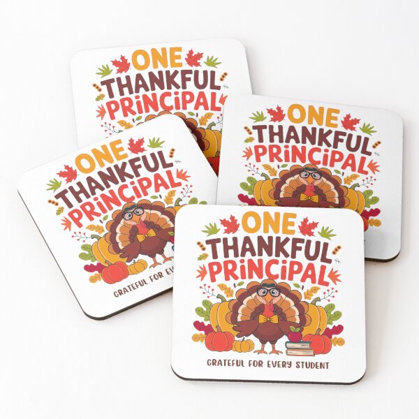 Item preview, Thankful Principal Funny Thanksgiving Turkey Design designed and sold by BunBuntheDog-.