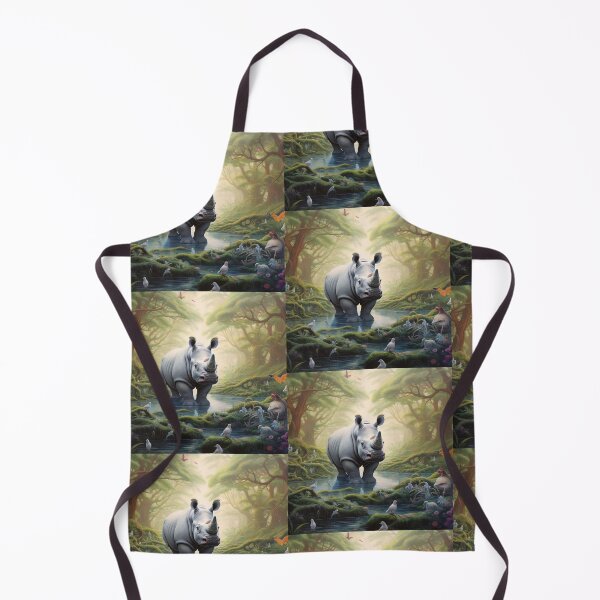 Item preview, Rhino living in a fantasy forest designed and sold by Josejuju.