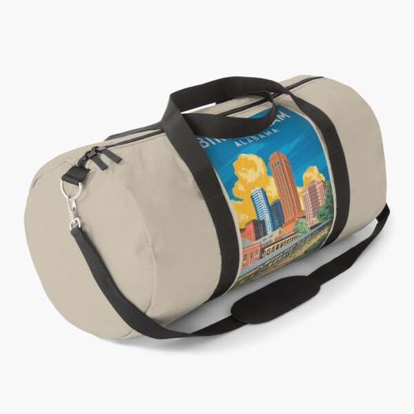 Item preview, Birmingham Alabama Travel Art Vintage designed and sold by KrisSidDesigns.