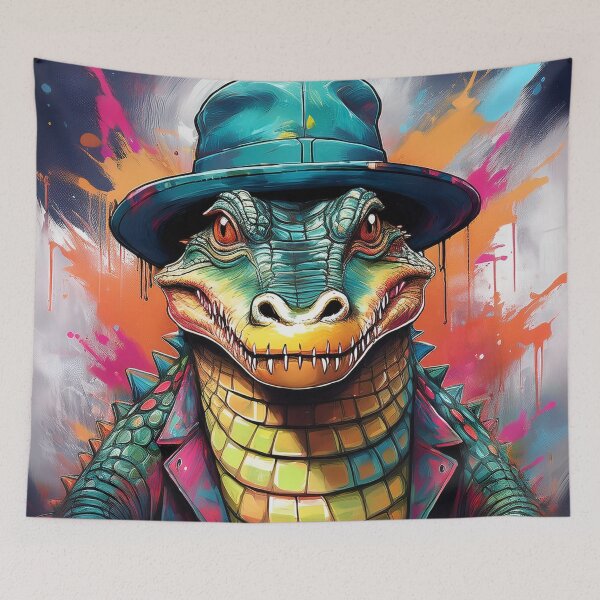 Item preview, Graffitti Style In a while crocodile  designed and sold by Boxing Kangaroo Retail Company.
