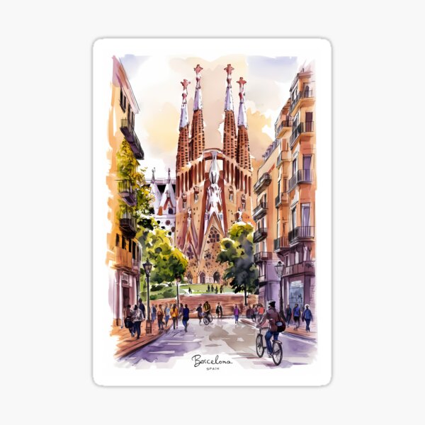 Item preview, Barcelona: A Journey Through Art and Architecture designed and sold by sirtonine.