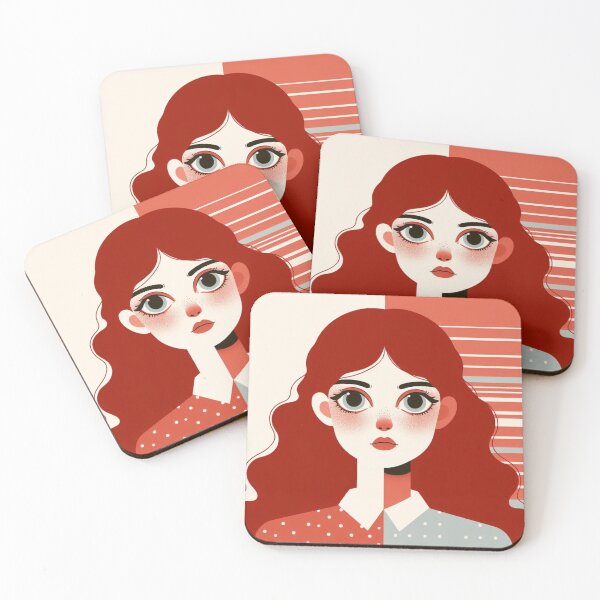 Item preview, a young girl with large red eyes designed and sold by Zone-Graphics.