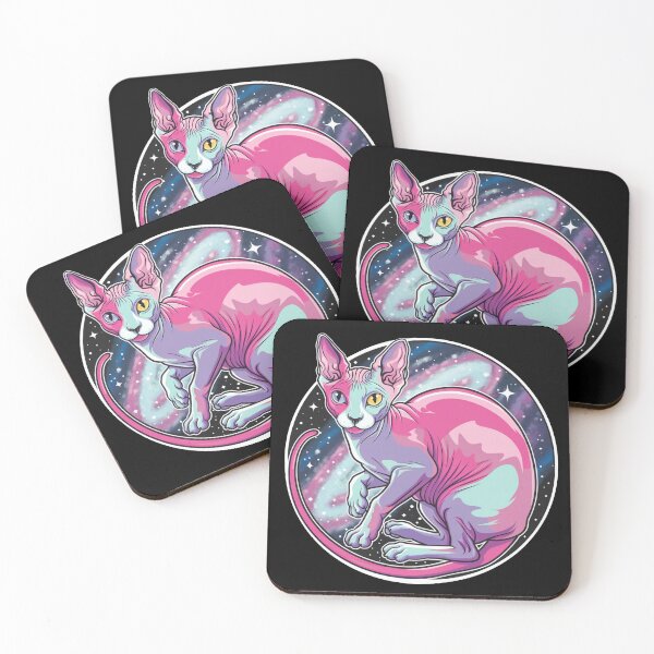 Item preview, Psychedelic Sphynx Cat in Space designed and sold by Promoc.