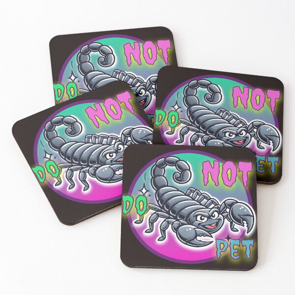Item preview, Do Not Pet Scorpion Warning Design designed and sold by SportyAndArtful.