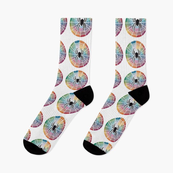 Item preview, Glitter Rainbow Spider Web designed and sold by Spike The Punch Design Co..