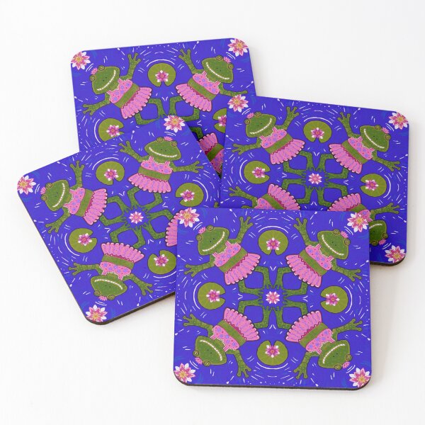 Item preview, Synchronized swimming frogs in bikinis designed and sold by Joslin Fields.