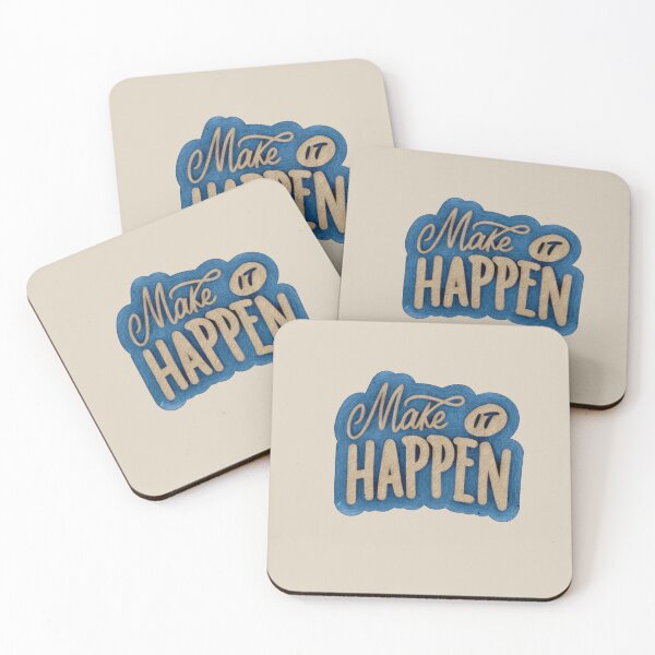 Item preview, Motivational "Make It Happen" Quote designed and sold by Our Bible Journey.