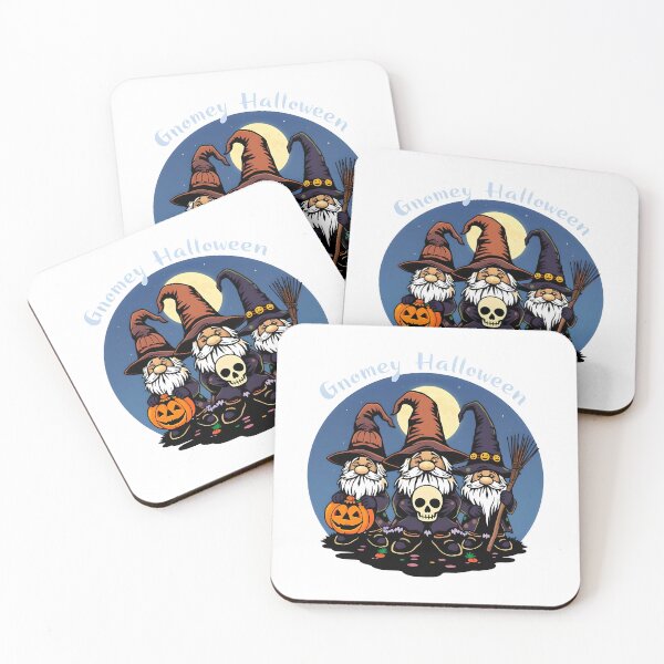 Item preview,  Gnomey Halloween in moonlight night designed and sold by kjp-design.