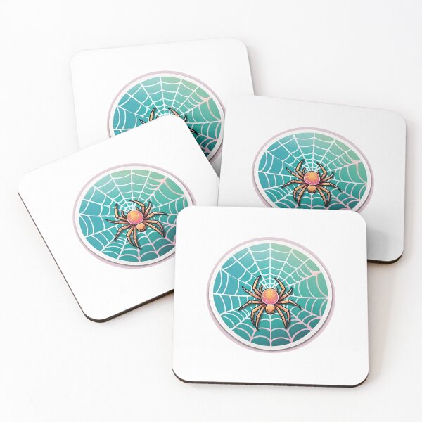 Item preview, Pastel Spider In SpiderWeb designed and sold by Spike The Punch Design Co..