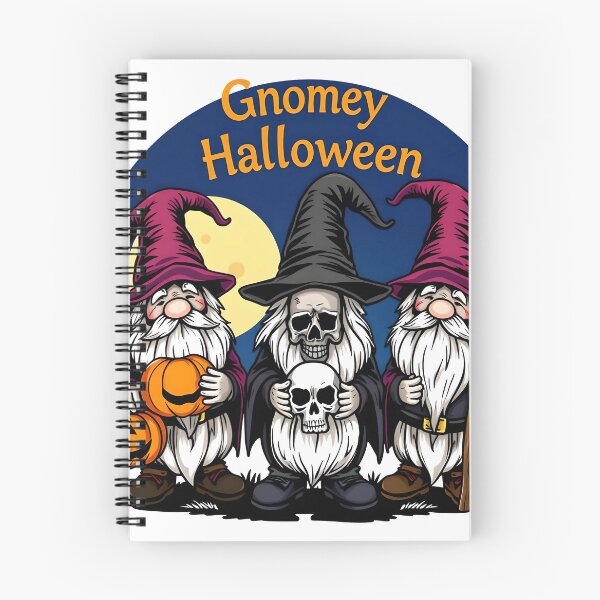 Item preview, Gnomey Halloween three spooky gnomes designed and sold by kjp-design.