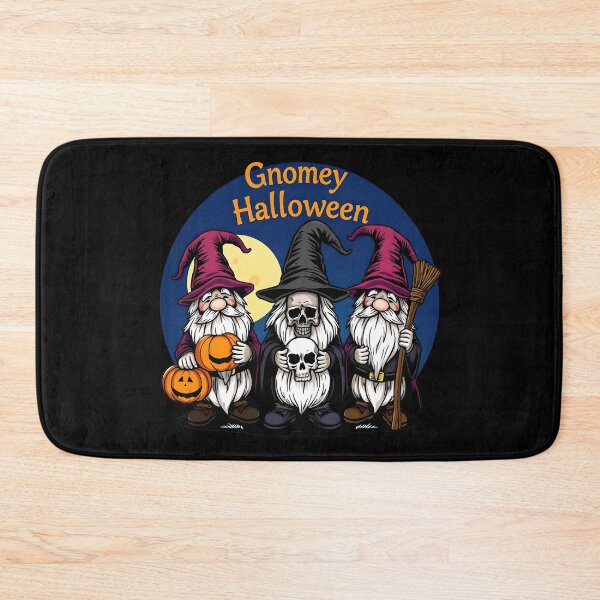 Item preview, Gnomey Halloween three spooky gnomes designed and sold by kjp-design.