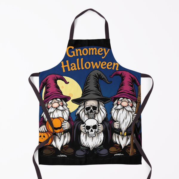 Item preview, Gnomey Halloween three spooky gnomes designed and sold by kjp-design.