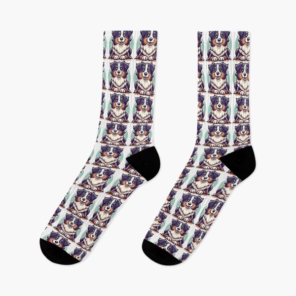 Item preview, Cute Australian Shepherd Dog for Australian Shepherd Dog Lovers designed and sold by NoelaniArt.
