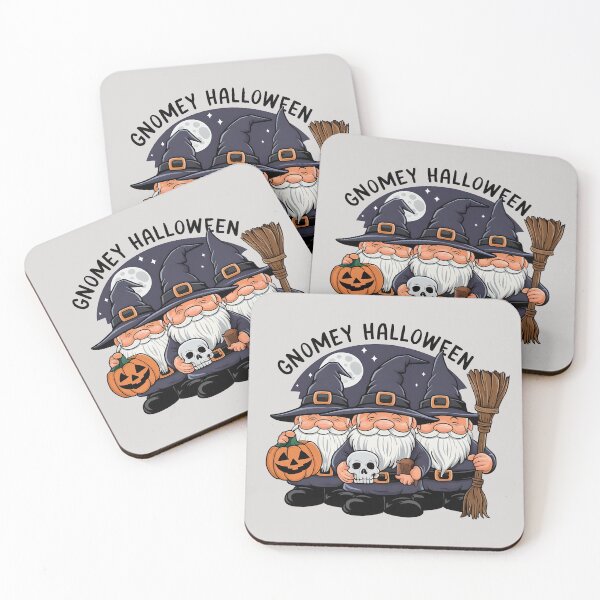 Item preview, Gnomey Halloween in moonlight spooky night designed and sold by kjp-design.