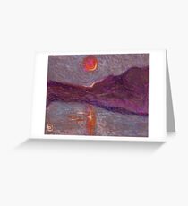 Impressionist sunrise Greeting Card