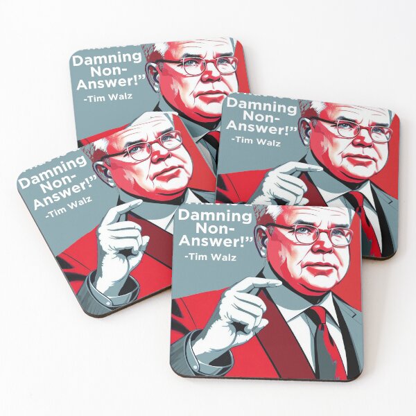 Artikelvorschau, Das ist eine verdammte Nicht-Antwort! Tim Walz Debattenzitat entworfen und verkauft von notakename.