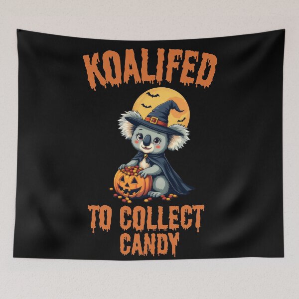 Item preview, Adorable Halloween Koala Witch Collecting Candy designed and sold by Abdu  Innovations.