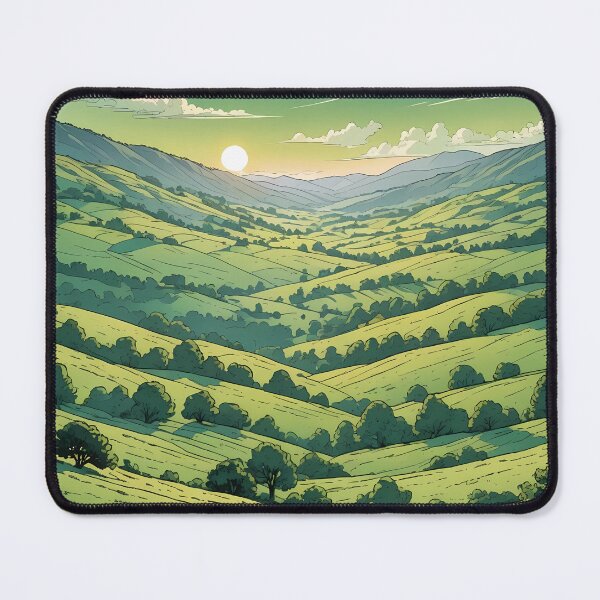 Item preview, Green Hills designed and sold by AICreativeArts.