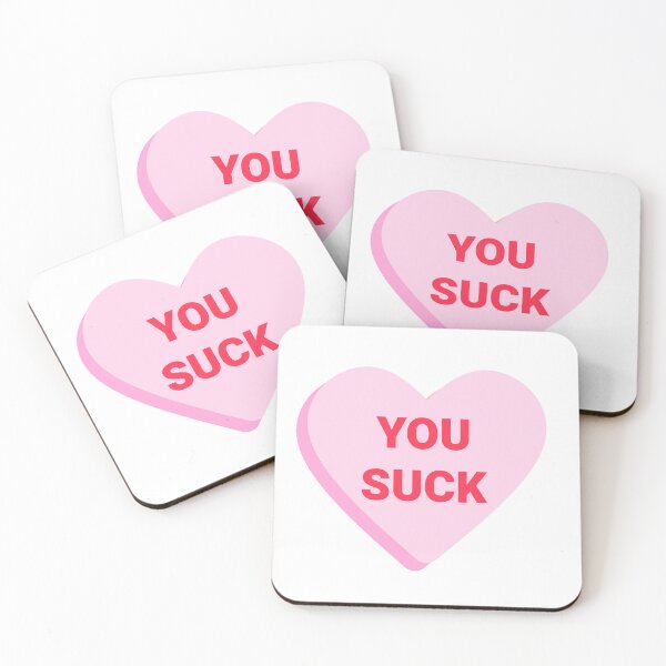 Item preview, You Suck <3 designed and sold by alykalydaly.