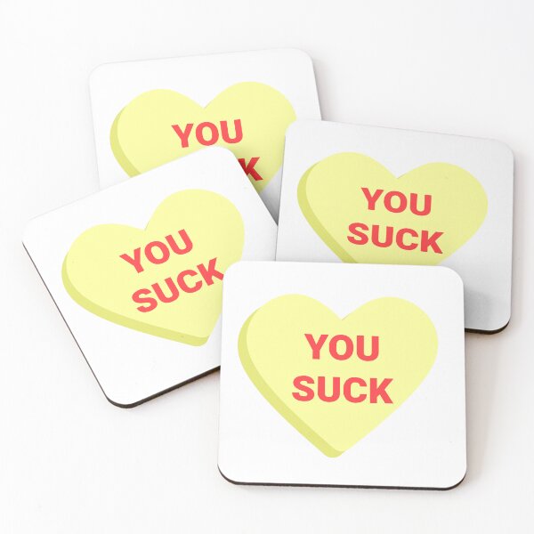 Item preview, You Suck <3 designed and sold by alykalydaly.