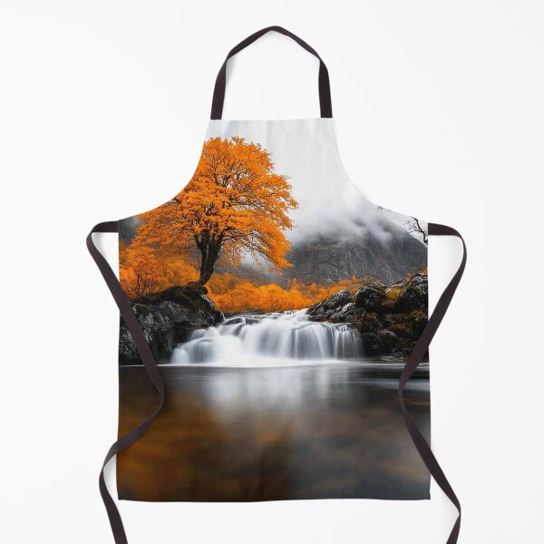 Item preview, Mountain Waterfall in Autumn designed and sold by DigiCre8.