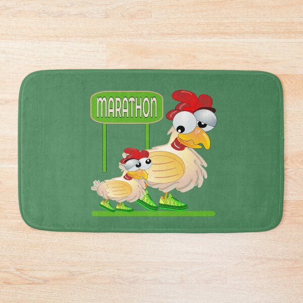 Item preview, Marathon Running Chickens designed and sold by minimalartstory.