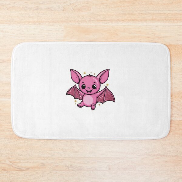 Item preview, Glitter Pink Bat designed and sold by Spike The Punch Design Co..