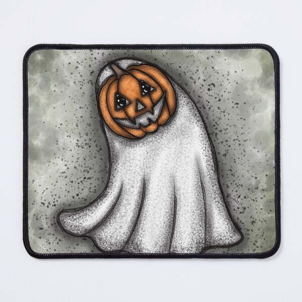Item preview, Ghost in pumpkin costume designed and sold by Aileen-Lights.