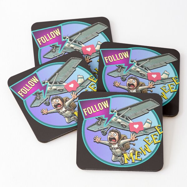 Item preview, Funny Skydiving Follow Me Meme designed and sold by SportyAndArtful.