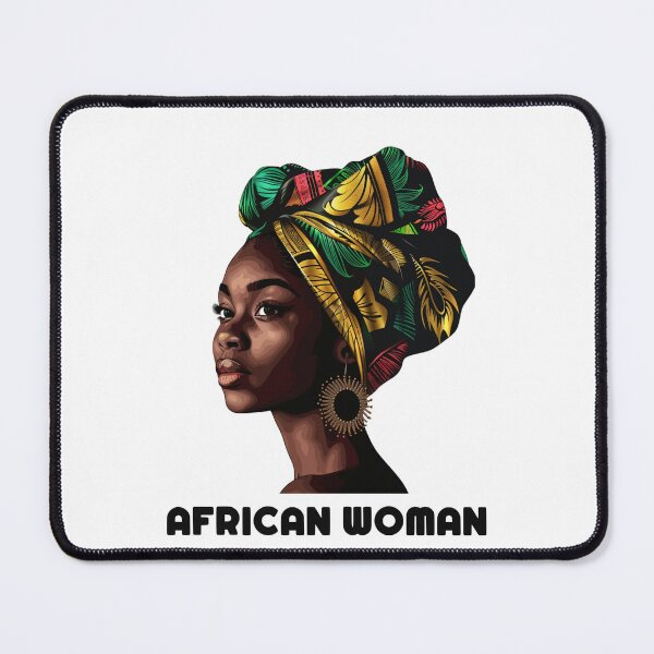 Item preview, African Woman Afro Color Painted Face designed and sold by LensherArt.