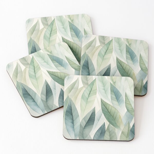 Item preview, Minimalist Boho - Sage Green Leaves designed and sold by KootenayDesigns.