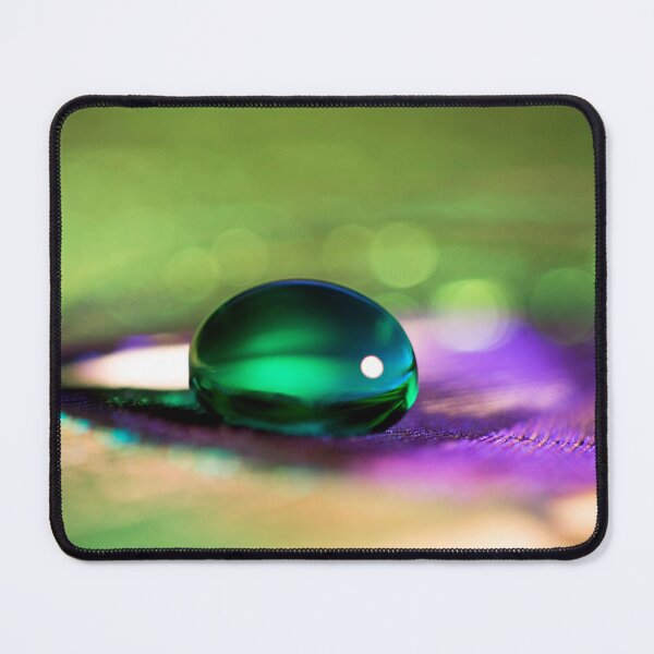 Item preview, Green Water Drop On Feather designed and sold by Kenziewenze.