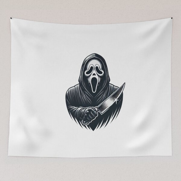 Item preview, Ghostface Halloween-themed figure designed and sold by Thanabordee.
