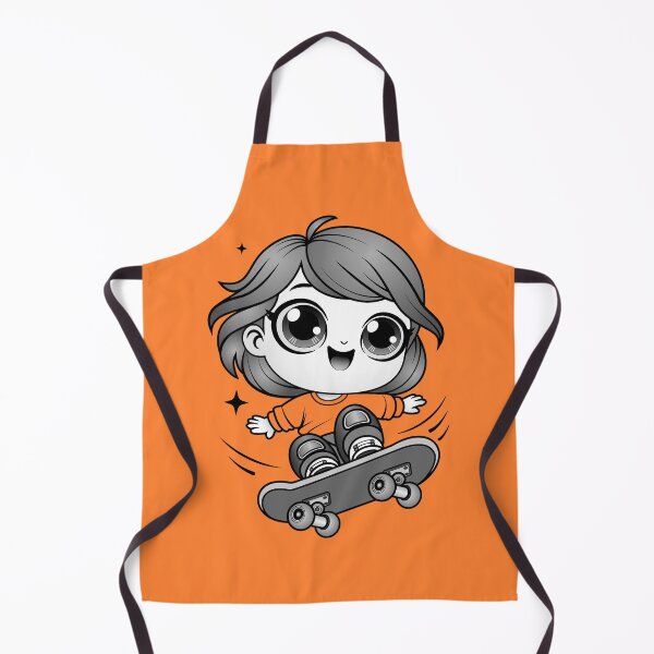 Item preview, Kawaii Girl Skateboard Rider designed and sold by ITSAGIRLSWORLD2.