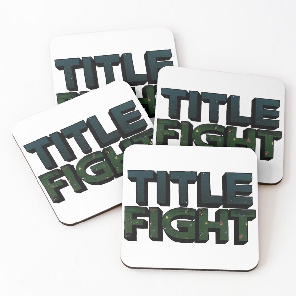 Item preview, Title Fight Text Floral Green (High Resolution) designed and sold by aalb1n.