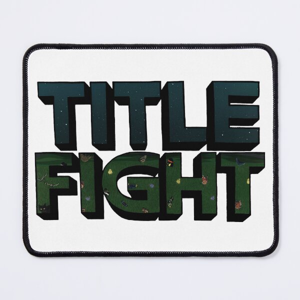 Item preview, Title Fight Text Floral Green (High Resolution) designed and sold by aalb1n.