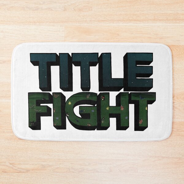 Item preview, Title Fight Text Floral Green (High Resolution) designed and sold by aalb1n.