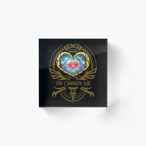 You Complete Me Acrylic Block