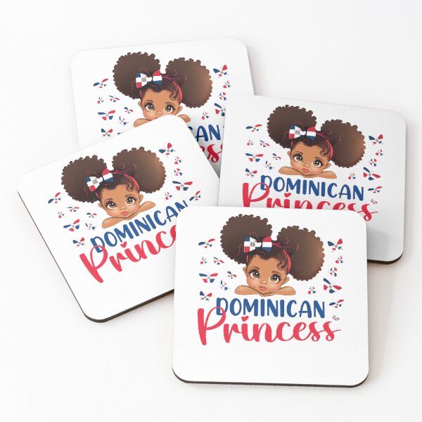 Item preview, Dominican Republic Princess Flag for girls & kids designed and sold by NUMAcreations.