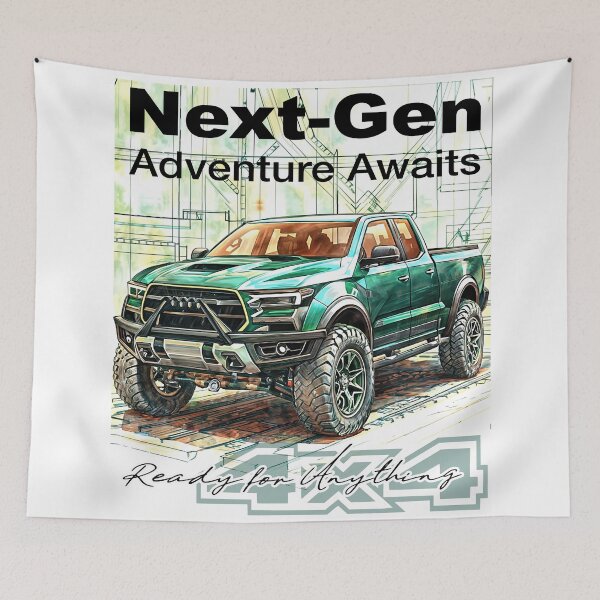 Item preview, Next-Gen adventure awaits, Ready for anything- 4x4 designed and sold by Concept-Hub.