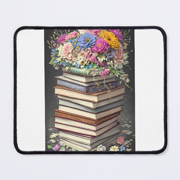 Item preview, Sfumato Floral Book Stack Watercolor designed and sold by Mechanical-Artt.